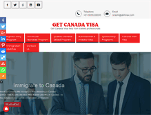 Tablet Screenshot of getcanadavisa.com